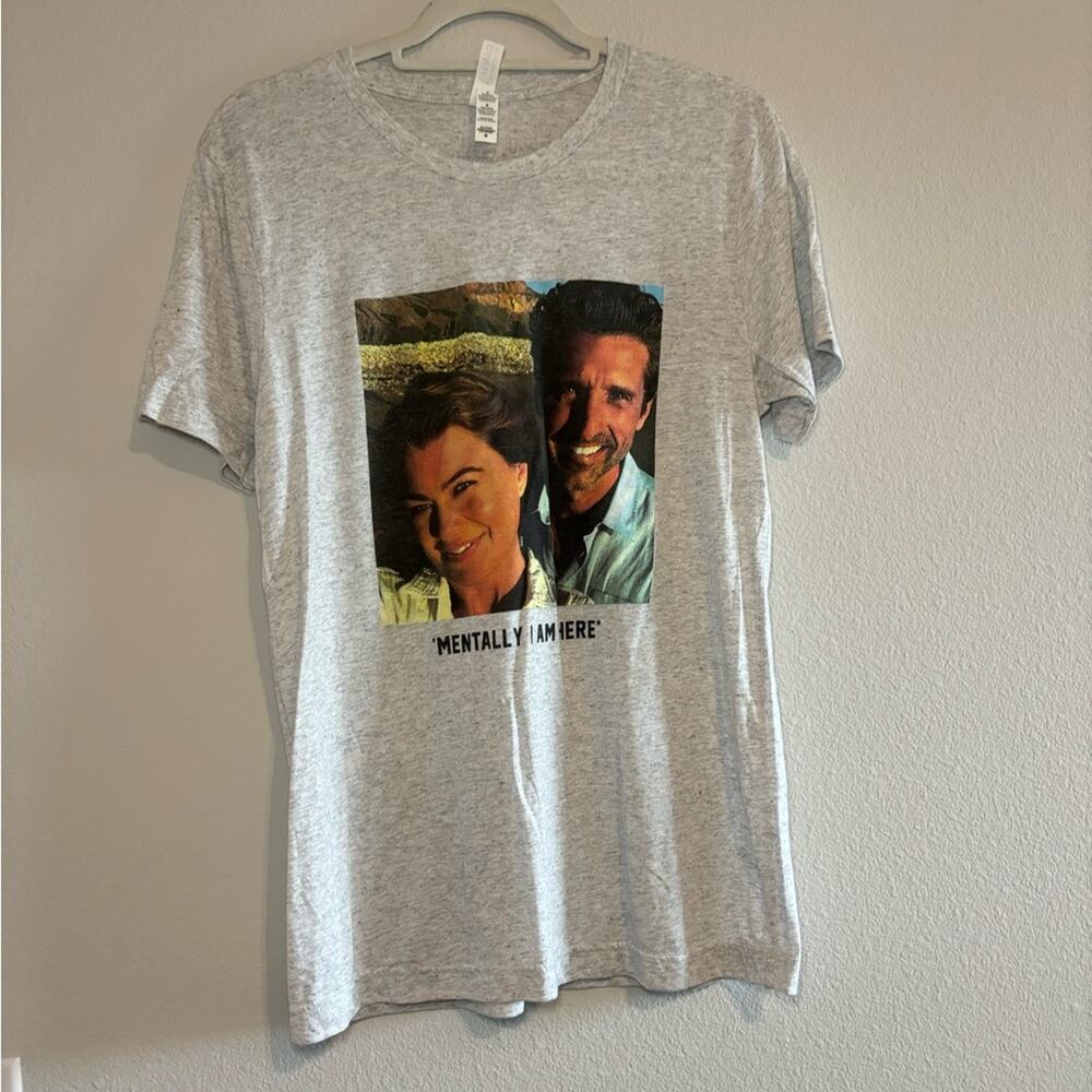 "Mentall I am Here" Greys Anatomy Tshirt Size medium